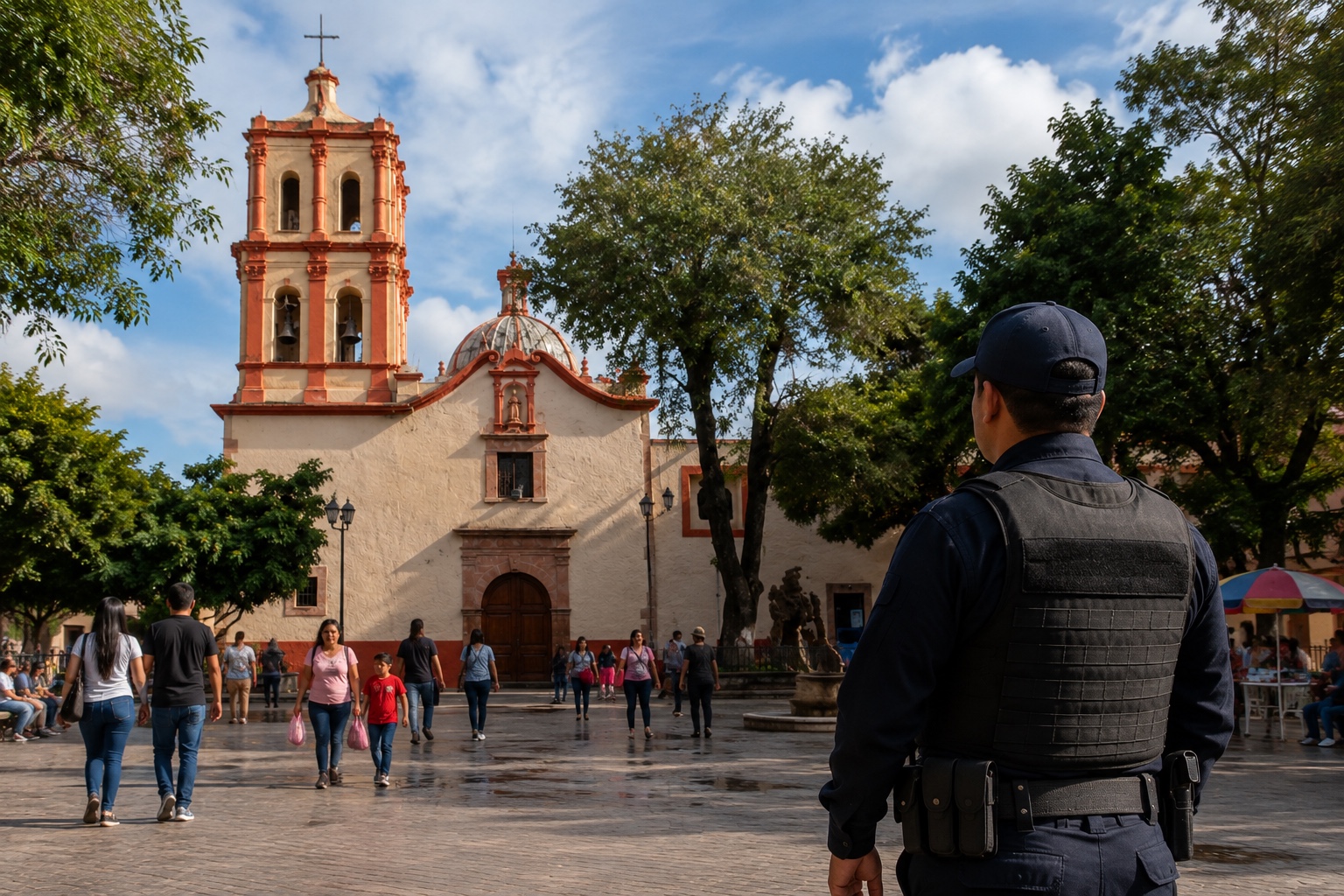 Refuerzan vigilancia en iglesias y fiestas patronales de San Luis Potosí.